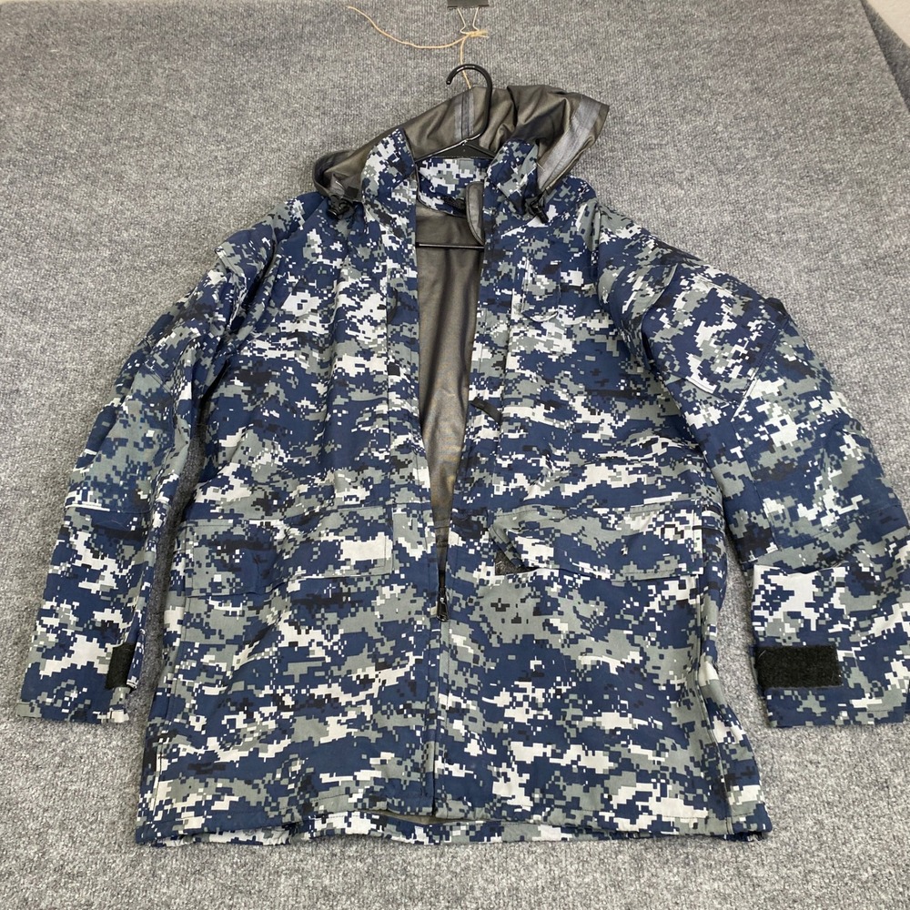 US Navy NWU Type I Digital Camo Parka Tennessee Apparel Small Regular Jacket